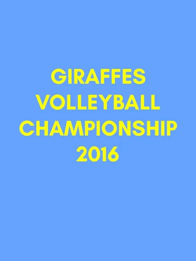 Giraffes Volleyball Championship 2016 cover