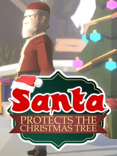 Santa Protects the Christmas Tree