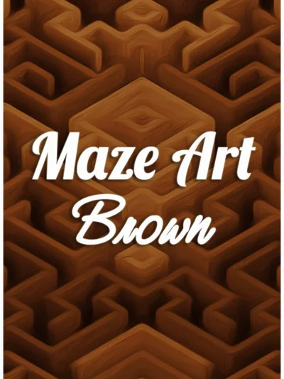 Maze Art: Brown