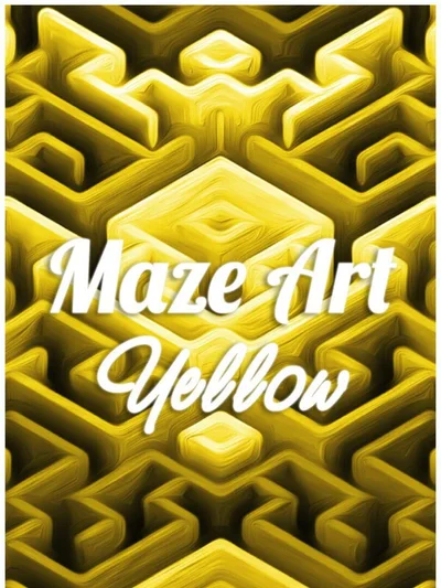 Maze Art: Yellow