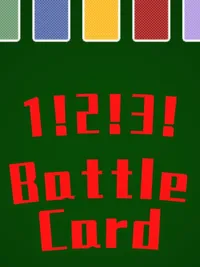 1! 2! 3! Battle Card! cover