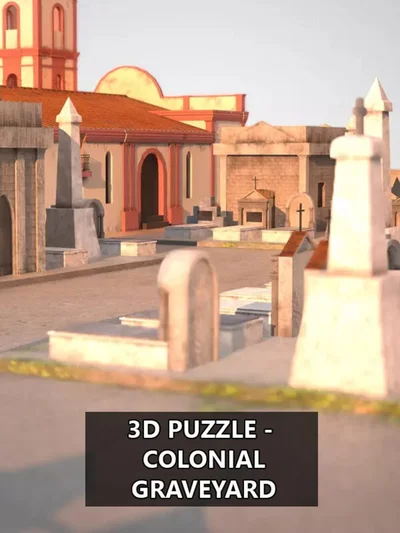 3D Puzzle: Colonial Graveyard