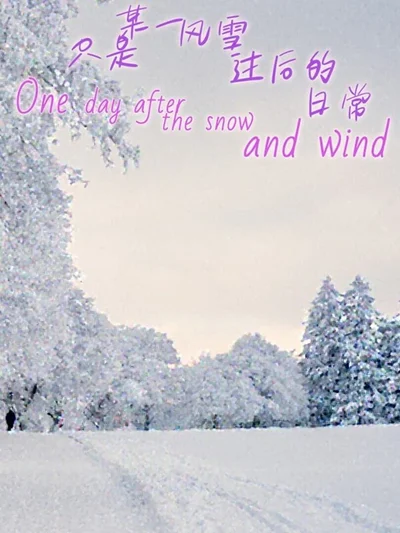 One Day After the Snow and Wind