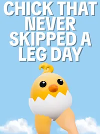 Chick That Never Skipped a Leg Day cover
