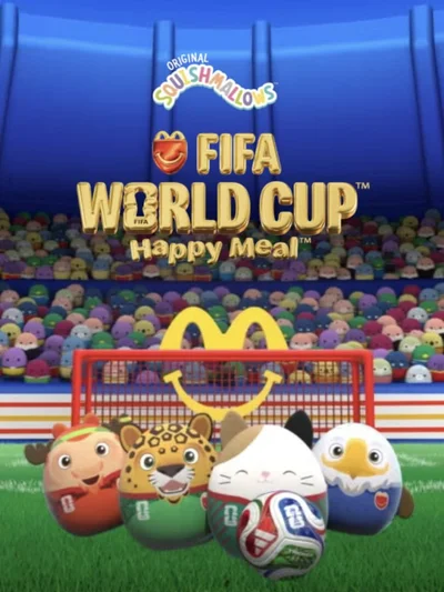 Squishmallows FIFA World Cup Happy Meal cover