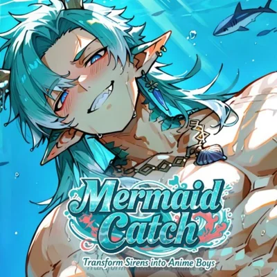 Mermaid Catch: Transform Sirens into Anime Boys cover