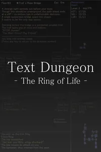 Text Dungeon: The Ring of Life cover