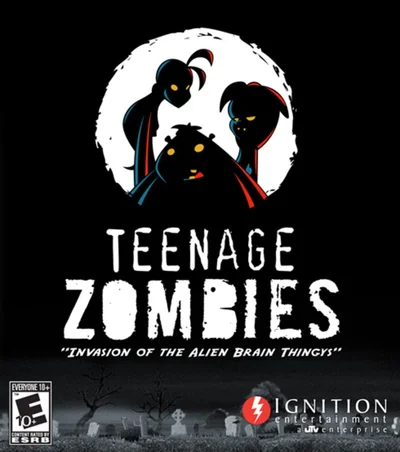 Teenage Zombies: Invasion of the Alien Brain Thingys! cover